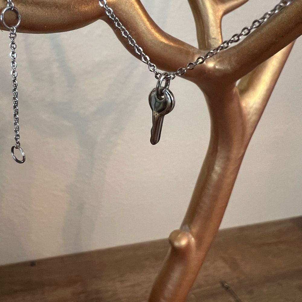 The Giving Keys Silver Key Necklace